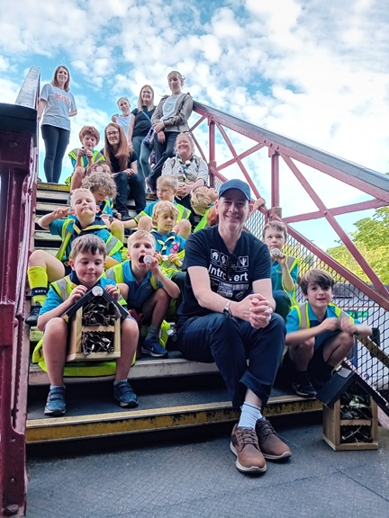 Stocksfield Beavers wiht Paul